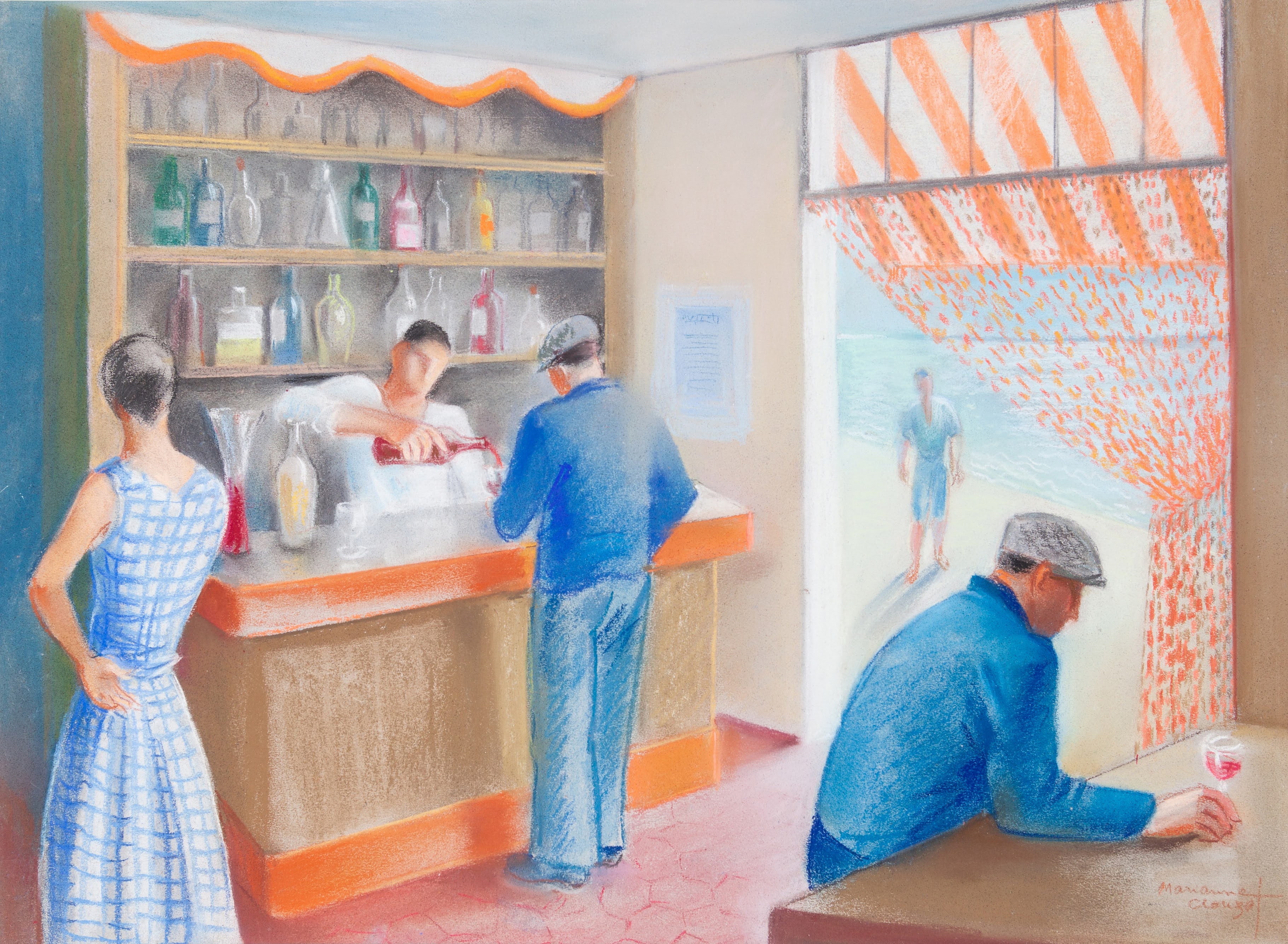 赤ワインを一杯