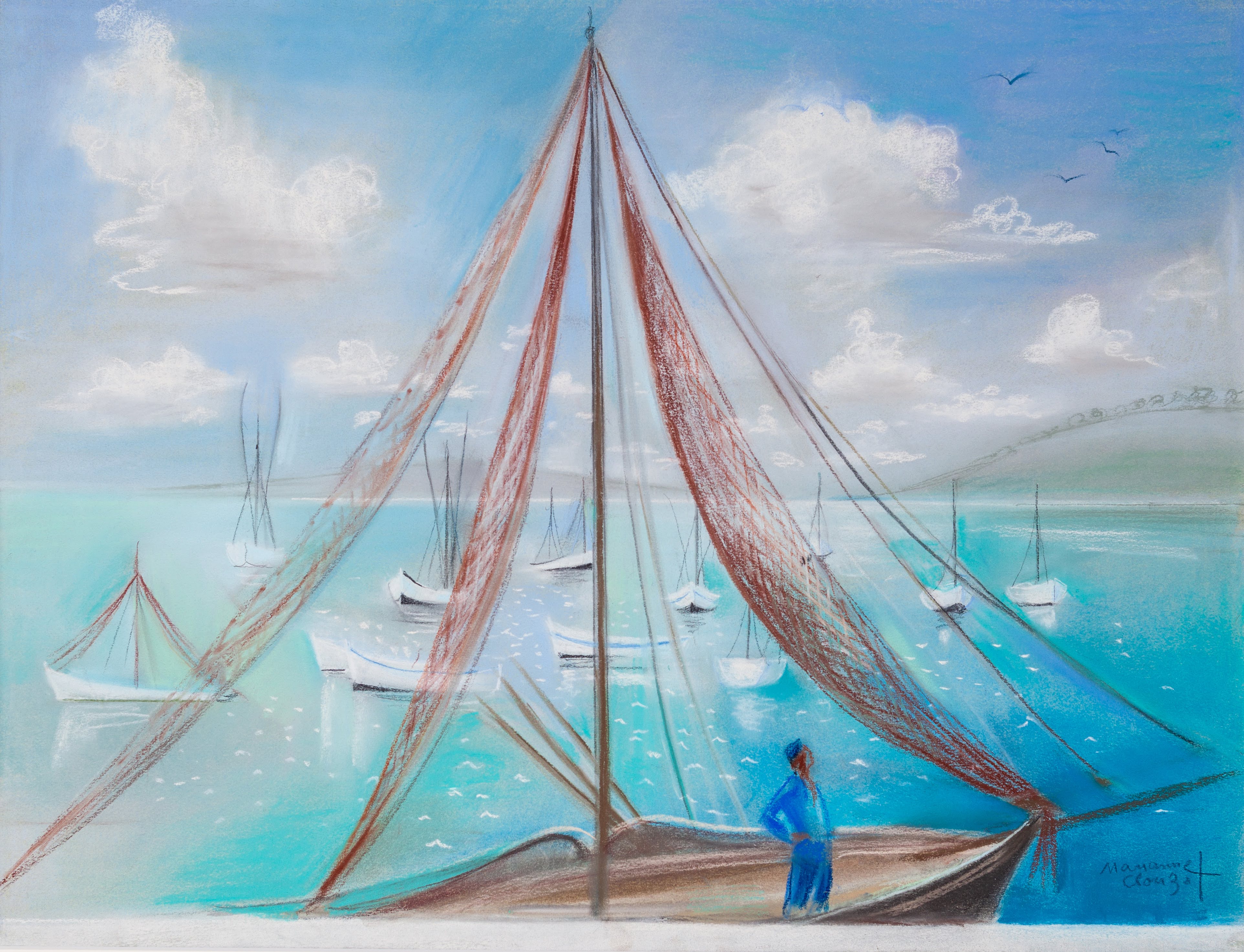 ブルターニュのドゥアムネ港