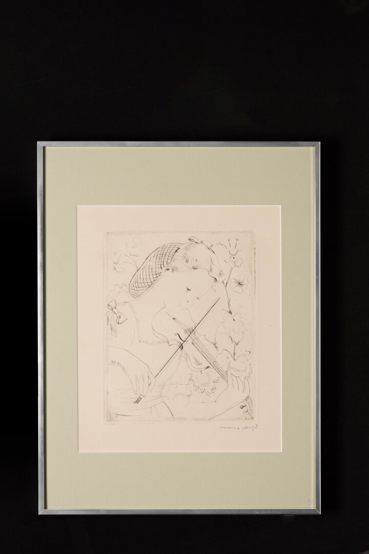 ヴァイオリンを弾く少女 Jeune fille au violon 